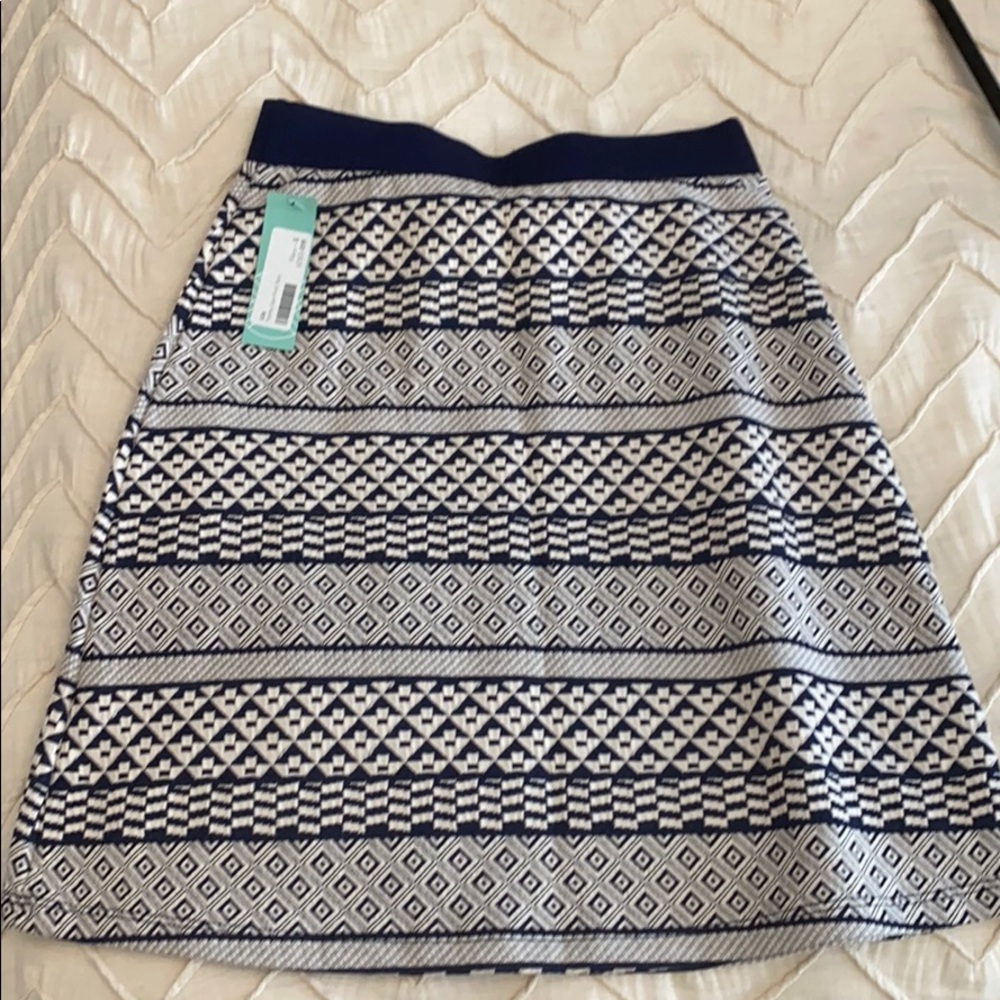 Knee length Geo print Skirt.